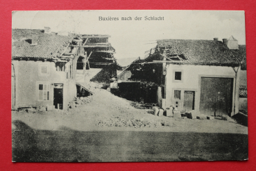 Ansichtskarte AK Buxiéres 1915 nach Schlacht Ruine WKI  Frankreich France 55 Meuse